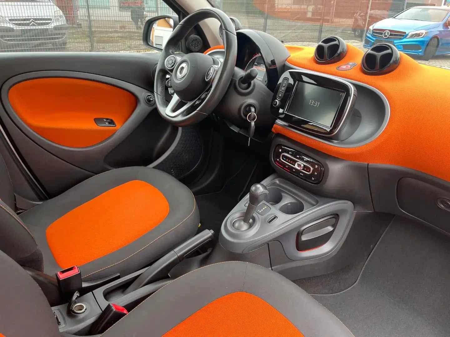 smart forFour forfour NAVI"PANO"GLASSDACH"PDC" 52kW srebrna - 2