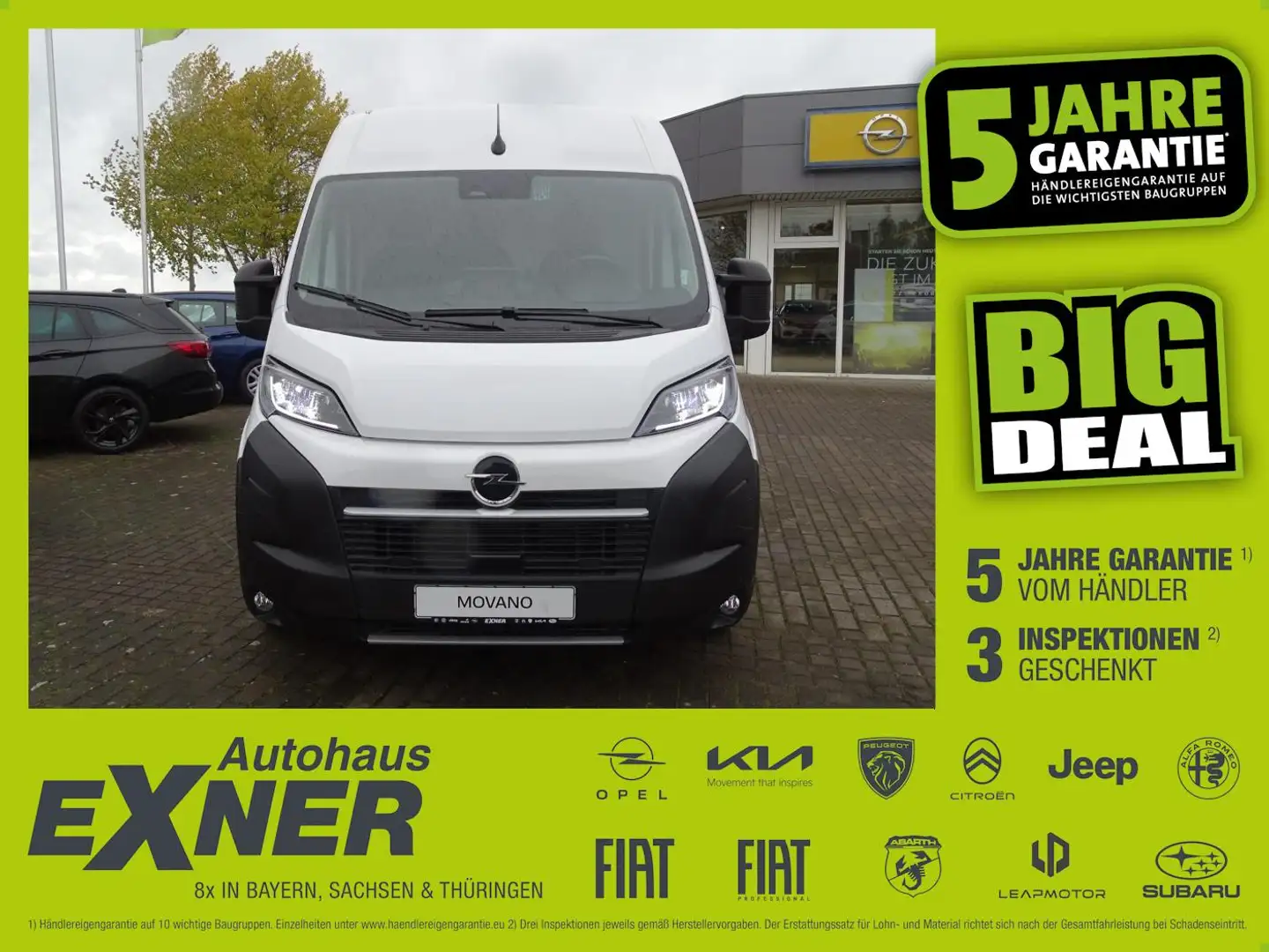 Opel Movano Cargo 2,2 Blue HDi 3,5t verstärkt L3H2 Weiß - 1