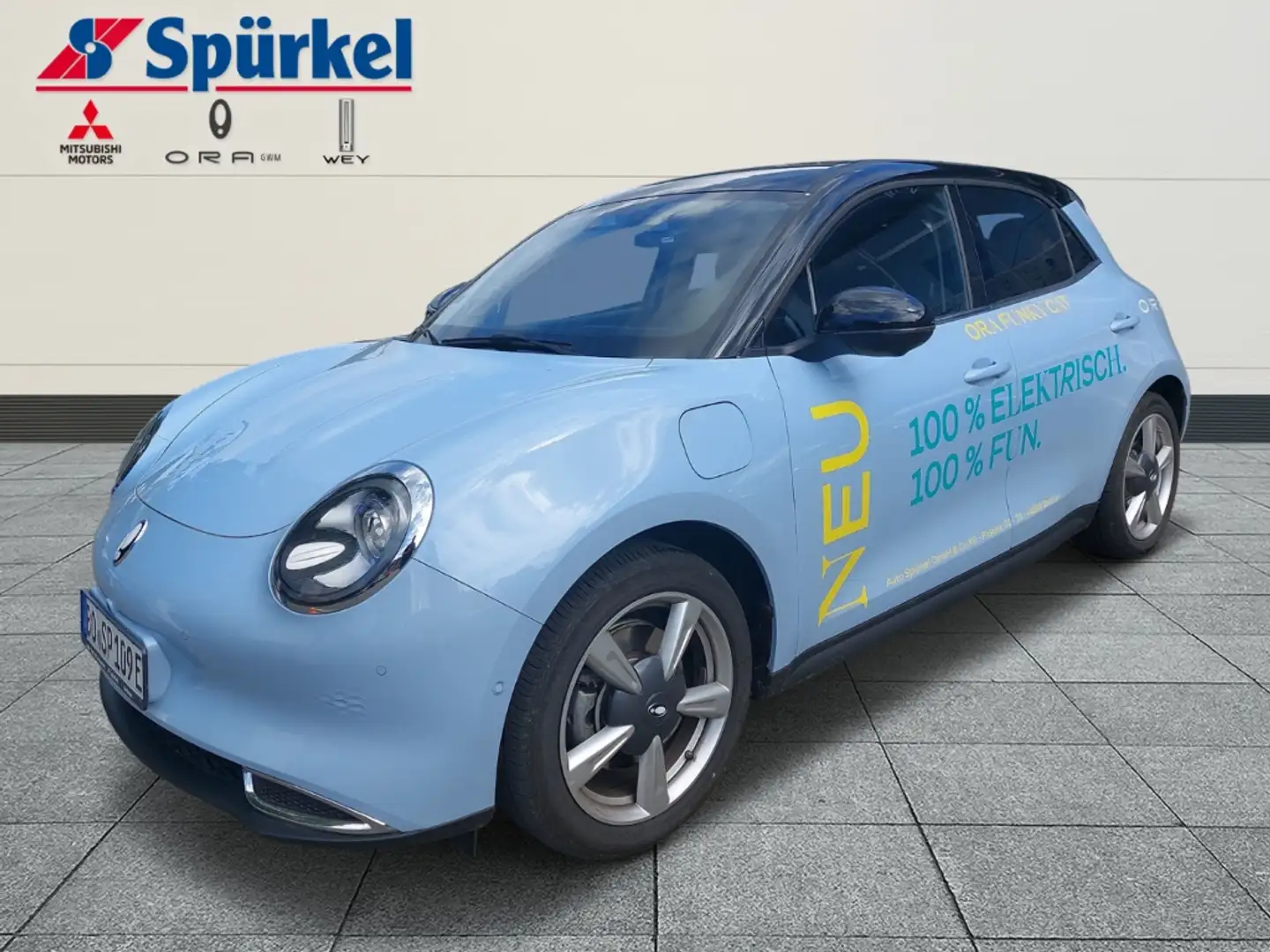 GWM ORA 03 400 Pro Plus, 8fach bereift, 63kWh, Navi, Bluetoot Blau - 1