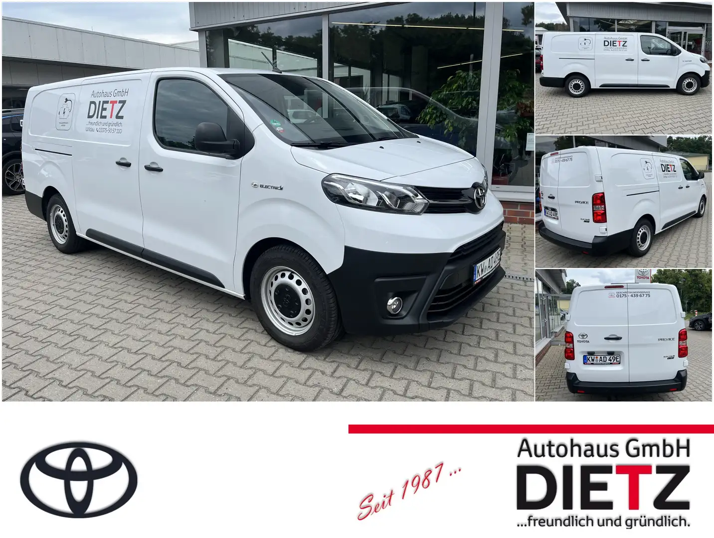 Toyota Proace Electric L2 Kasten Comfort Weiß - 1