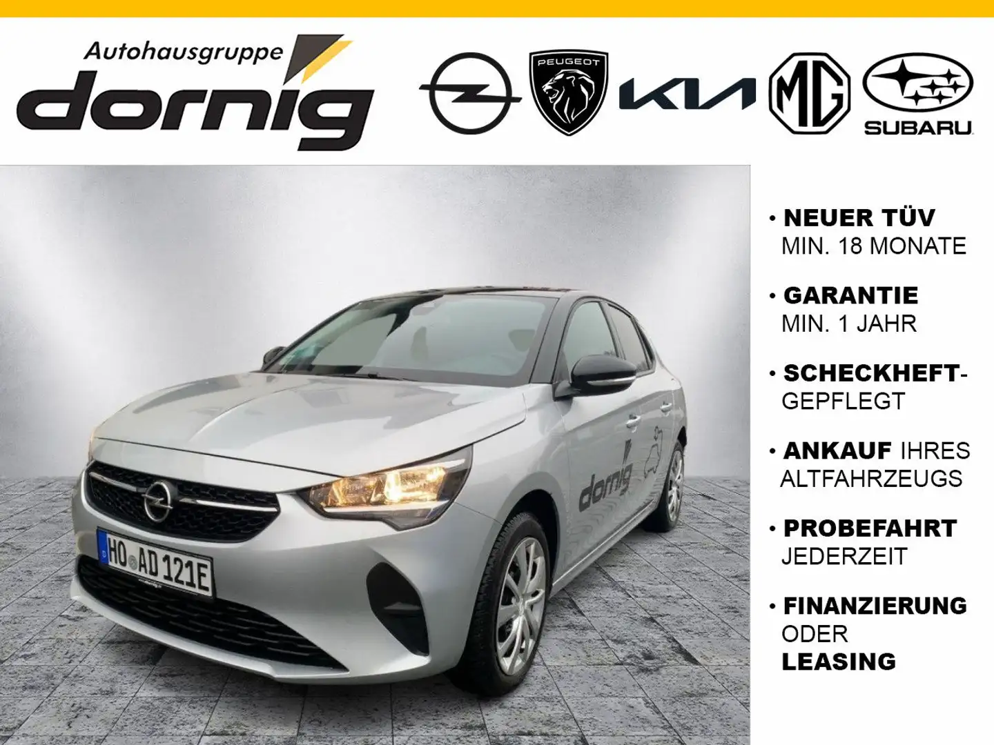 Opel Corsa F Edition, SHZ, Style-Paket Silber - 1