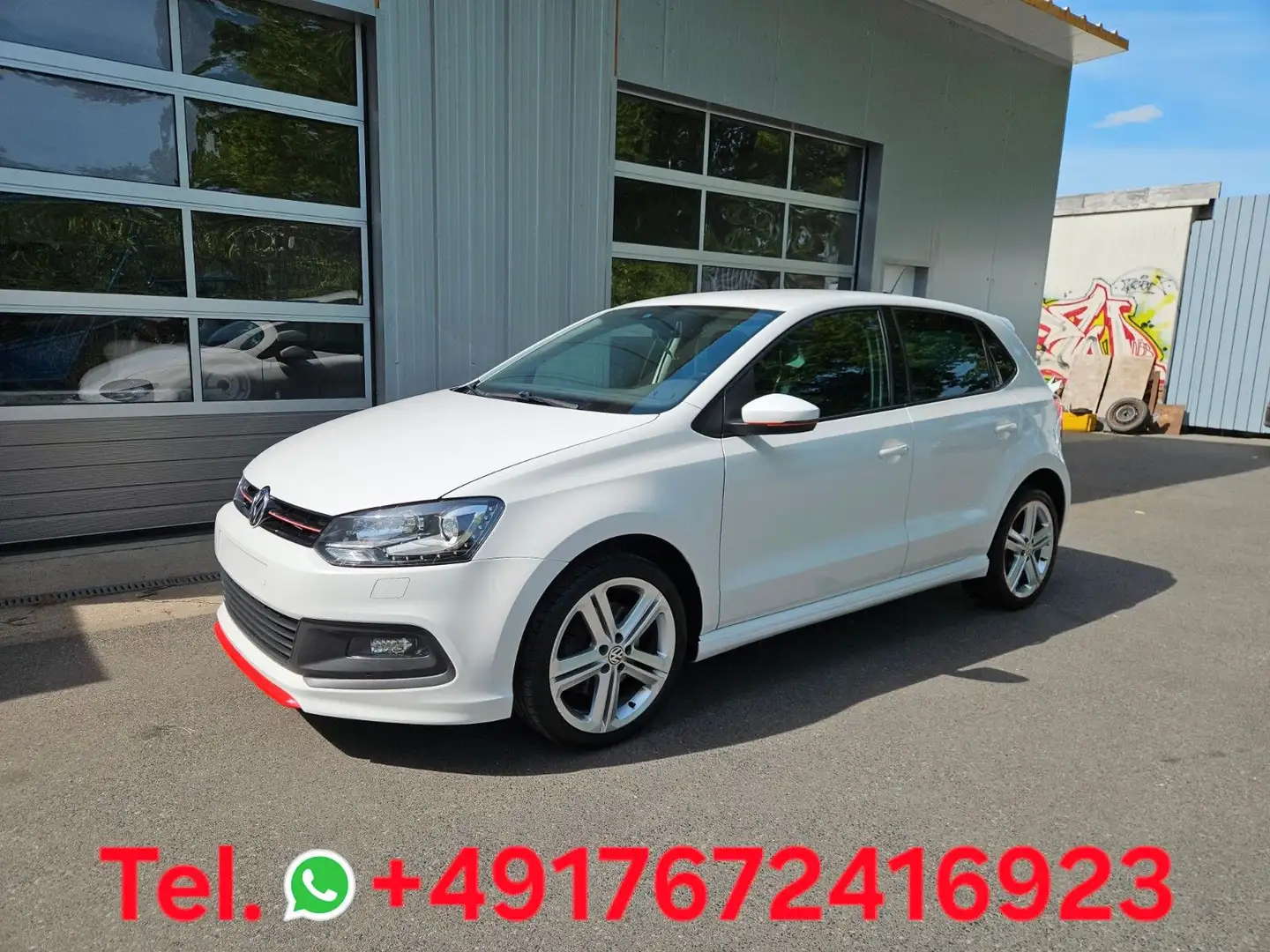 Volkswagen Polo V R Line B-Xenon Navi Tempomt, TÜV neu Blanc - 2