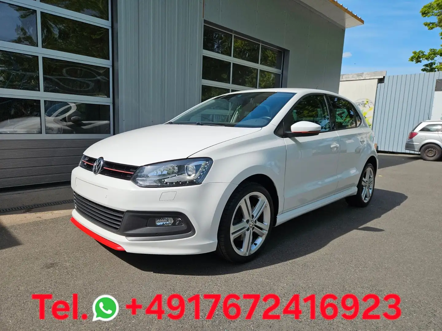 Volkswagen Polo V R Line B-Xenon Navi Tempomt, TÜV neu Blanc - 1