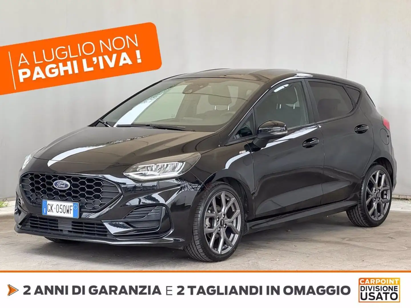 Ford Fiesta 5p 1.0 ecoboost h st-line 125cv Nero - 1