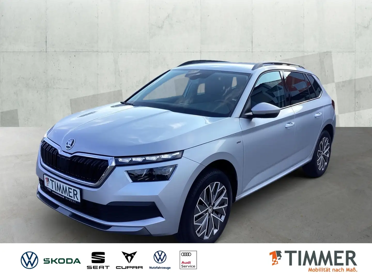 Skoda Kamiq 1.0 TSI Clever *AHK*Blind Spot*Kessy*Amundsen* Argento - 1