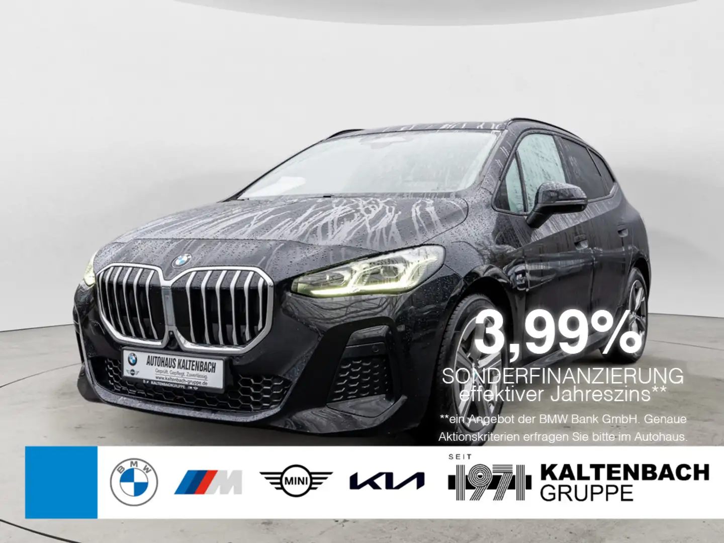 BMW 223 i Active Tourer M-Sport PANO AHK HUD 360° Schwarz - 1