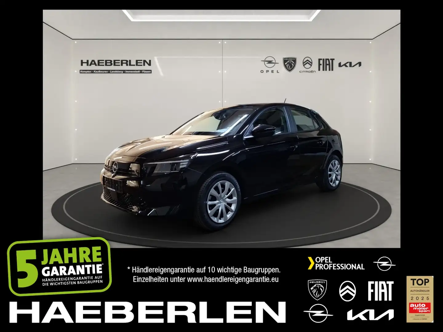 Opel Corsa e Edition LED+SHZ+Fernlichtass.+KlimaA Schwarz - 1