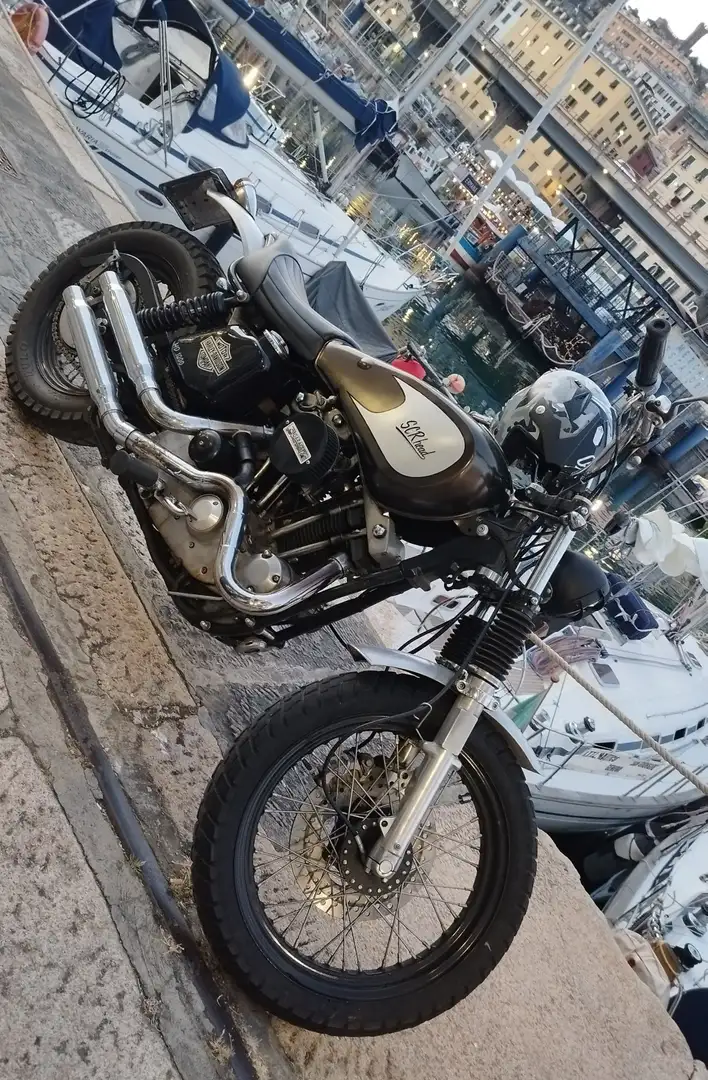 Harley-Davidson Custom Bike scrambler Zelená - 2