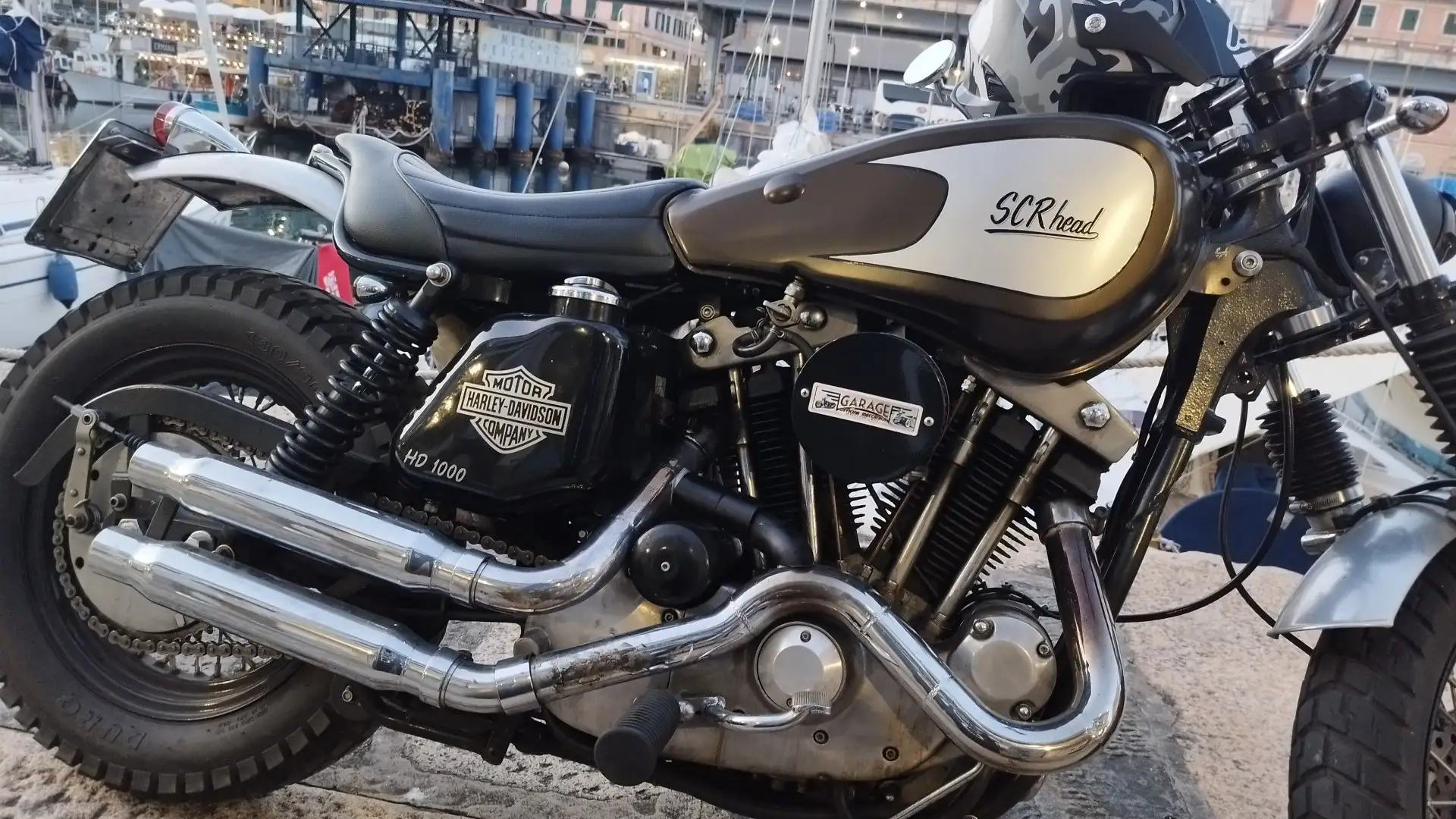 Harley-Davidson Custom Bike scrambler Zelená - 1