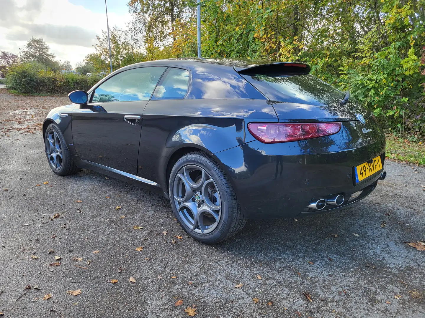 Alfa Romeo Brera Brera 2.2 JTS Selesp.SkyW. Zwart - 2