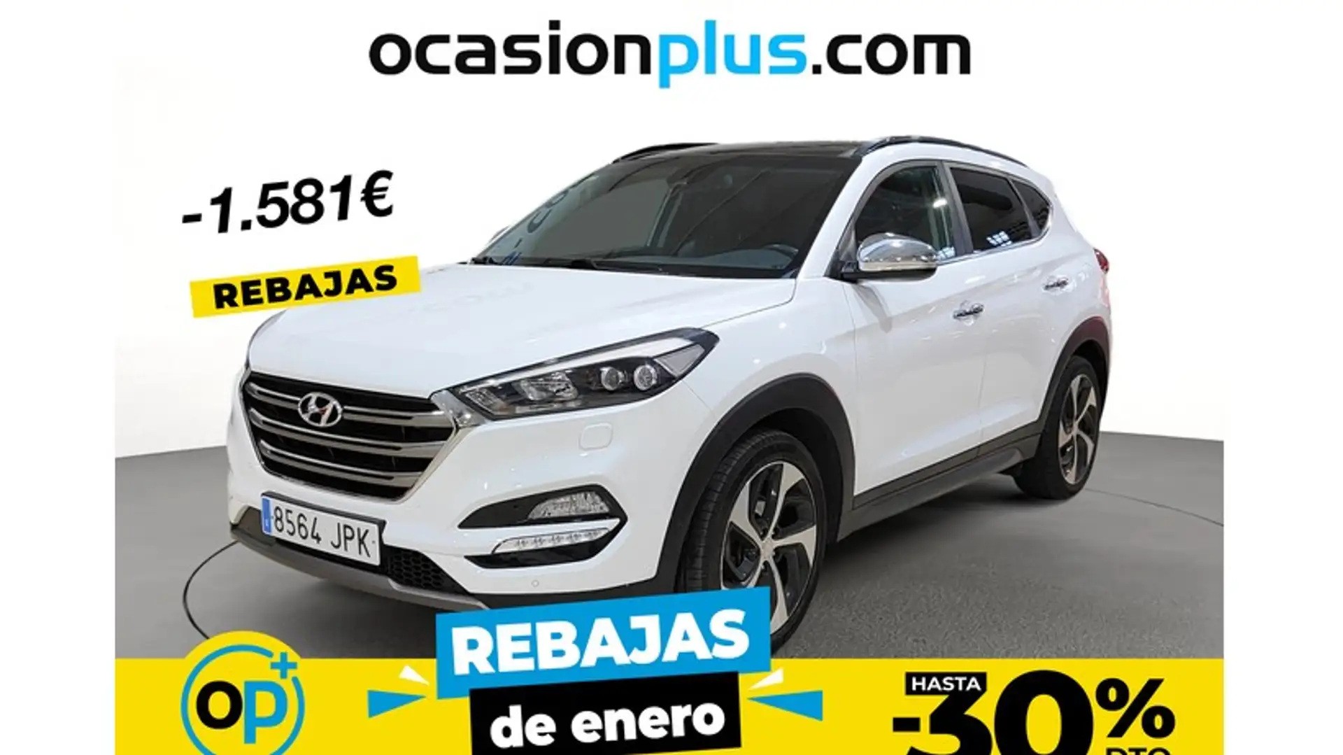 Hyundai TUCSON 2.0CRDI Style 4x4 Aut. 184 Blanc - 1
