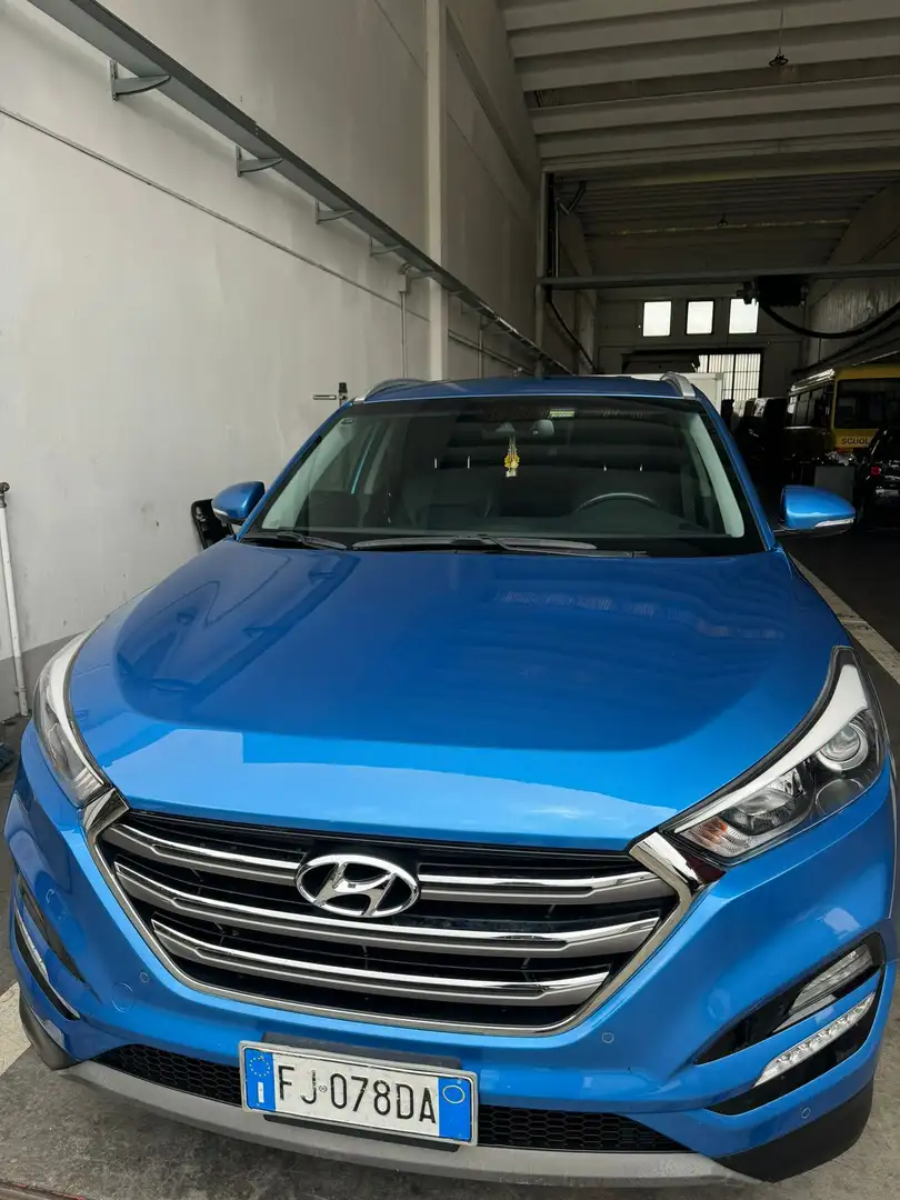 Hyundai TUCSON Tucson II 2015 1.7 crdi Xpossible 2wd 141cv dct Bleu - 1