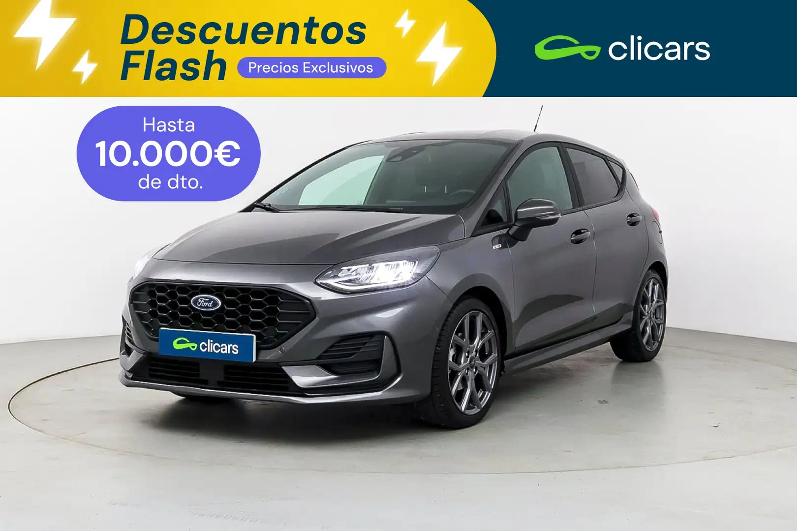 Ford Fiesta 1.0 EcoBoost MHEV ST Line 125 Gris - 1