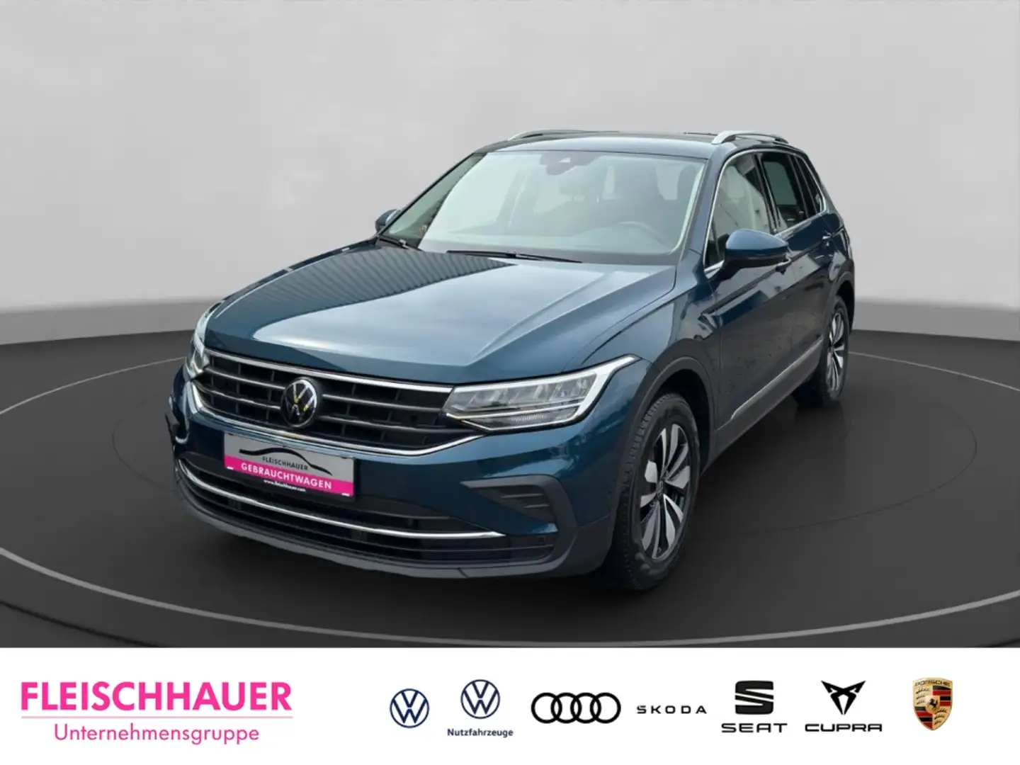 Volkswagen Tiguan Move 2,0 TDI Navi+LED +ACC+CarPlay+Rear View Blau - 1