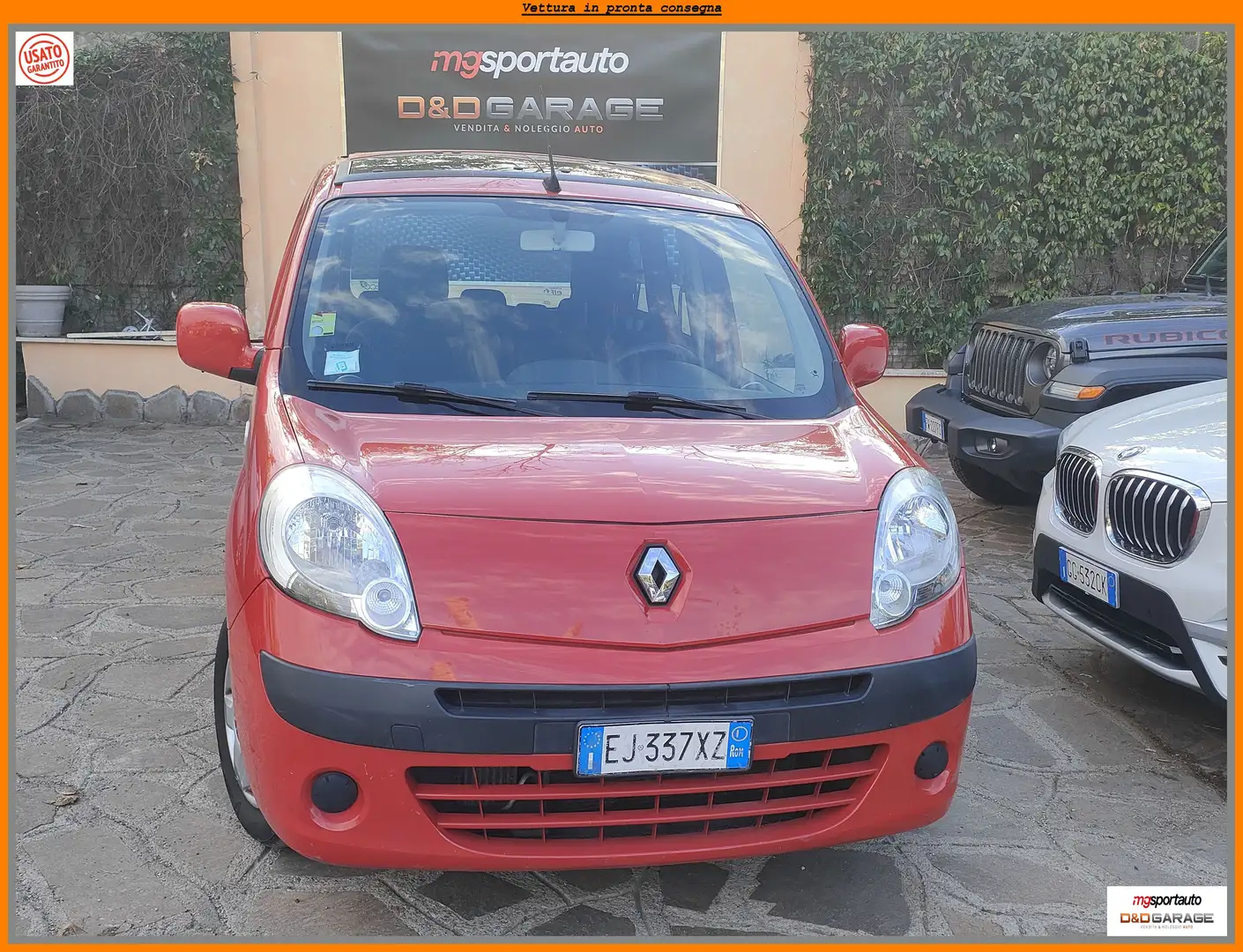 Renault Kangoo Kangoo II 2008 1.5 dci (SL) TomTom 90cv fap FL Rouge - 1