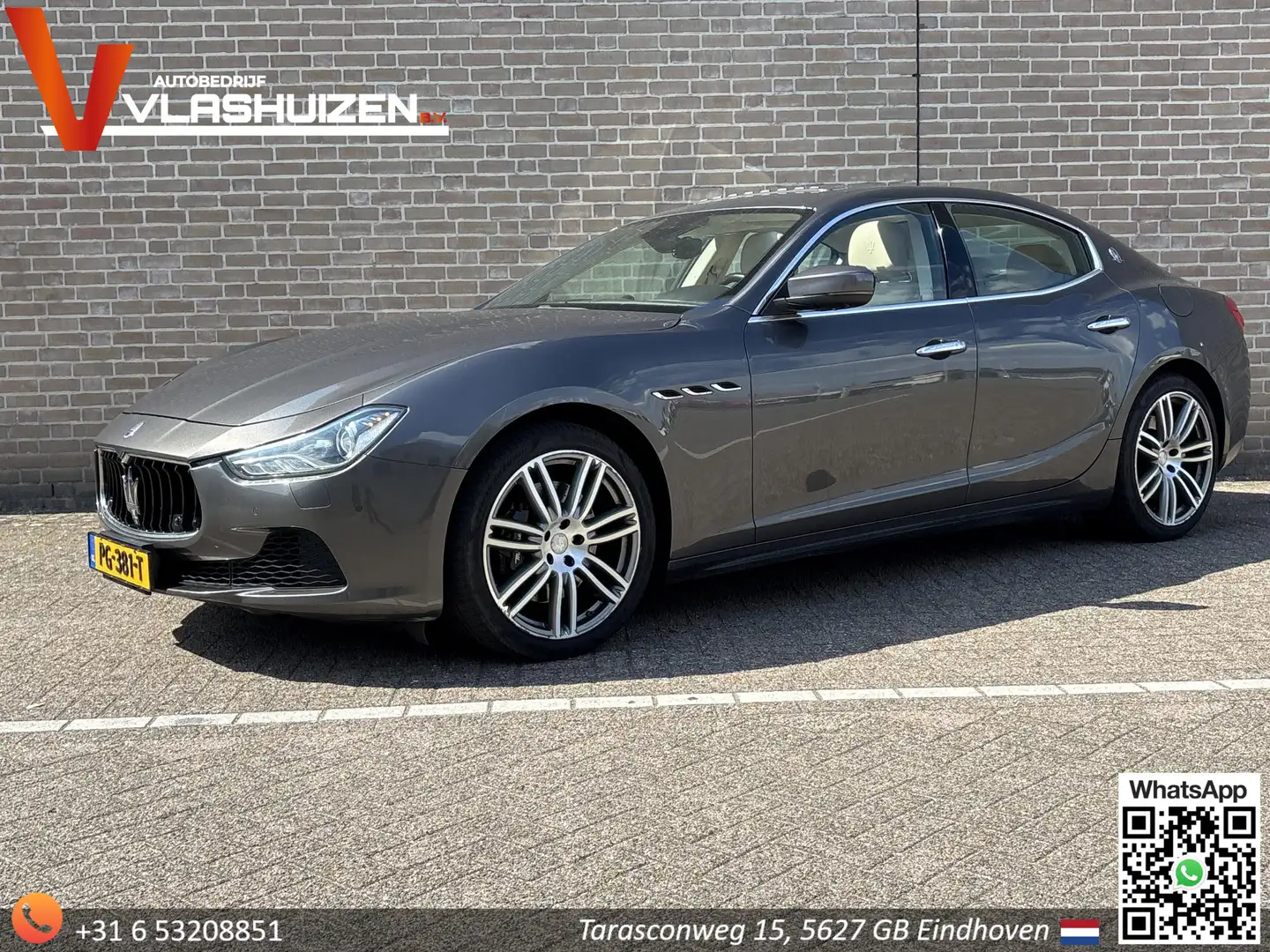 Maserati Ghibli 3.0 V6 D Autmaat | Pano | Leder | Harman/Kardon | Grijs - 1