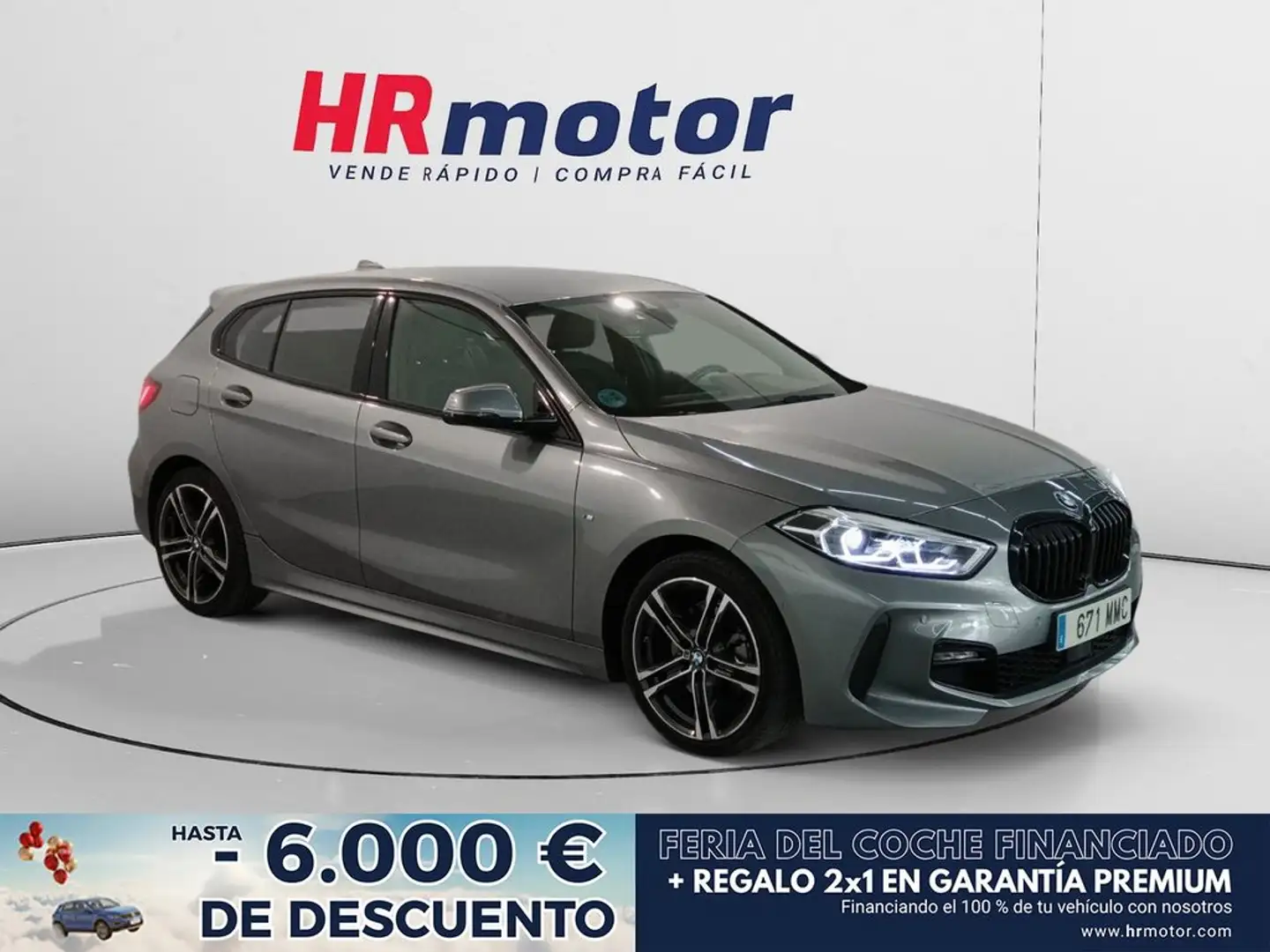 BMW 118 118i M Sport Gris - 1