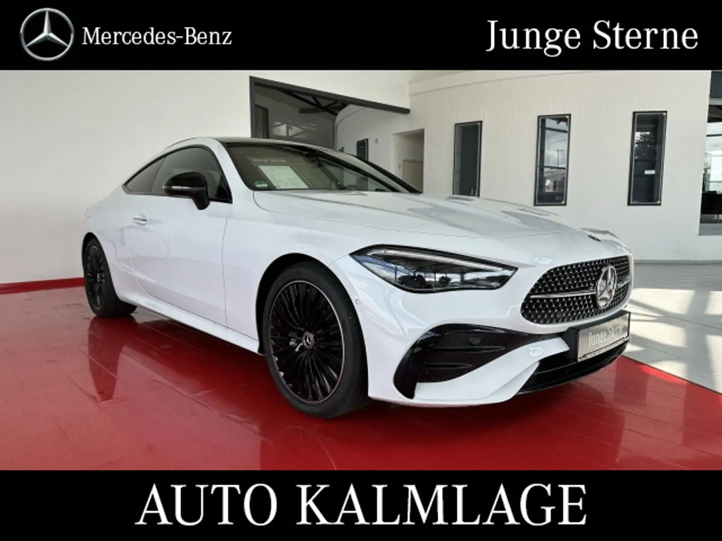 Mercedes-Benz CLE 220 CLE 220d AMG Coupé PANORAMA+AHK+MEMORY+TOTWINKEL Blanc - 1