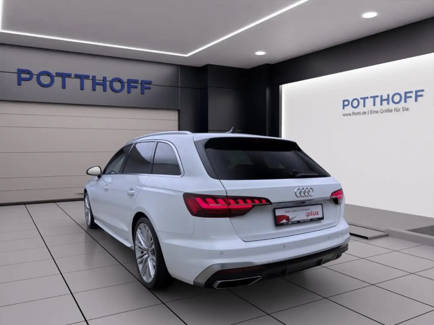 Audi A4 Avant 40 TDI S LINE AHK NAVI VIRTUAL PANO Weiß - 2