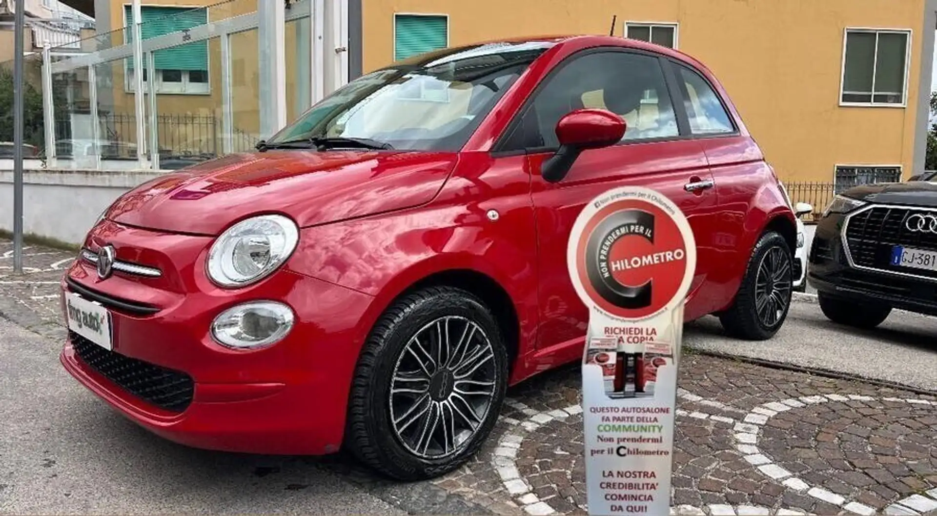Fiat 500 1.2 Benzina KM 52.900 Sensori Park Post Cruise Con Rosso - 1