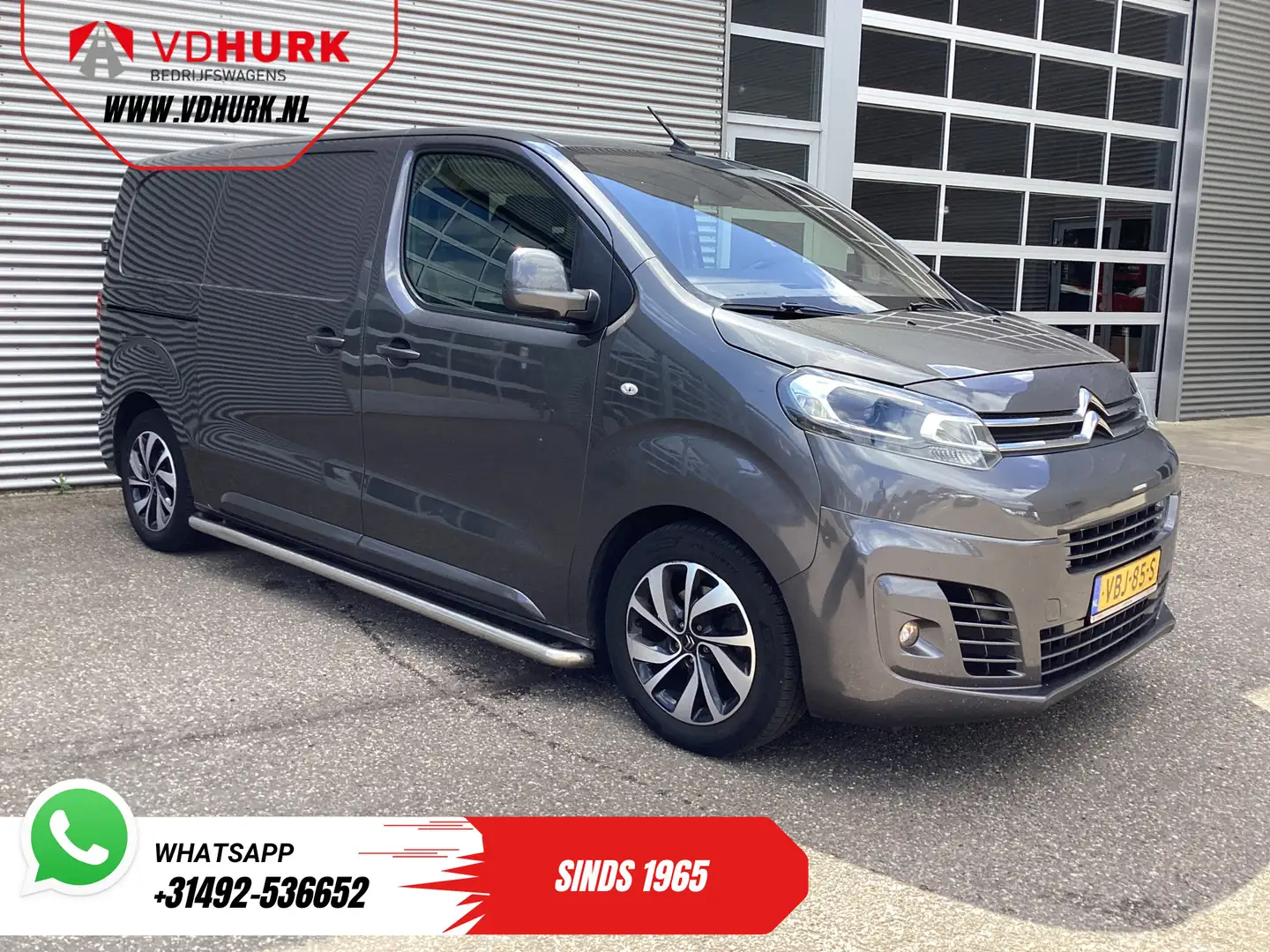 Citroen Jumpy 2.0 HDI 180 pk Aut. EXPORT ONLY Carplay/ Head-up/ Grigio - 1