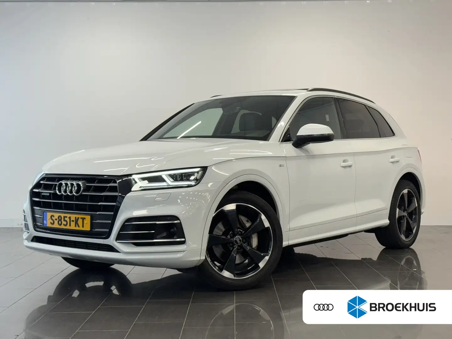 Audi Q5 55 TFSI e quattro Competition Glazen panoramadak | Blanc - 1