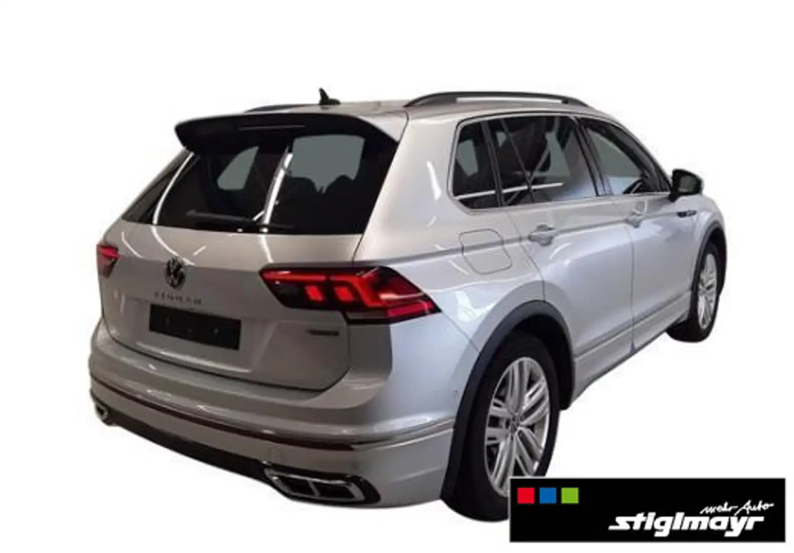 Volkswagen Tiguan R-line 2.0 TDI 4-Motion AHK+LED+LEDER+PANO Silber - 2