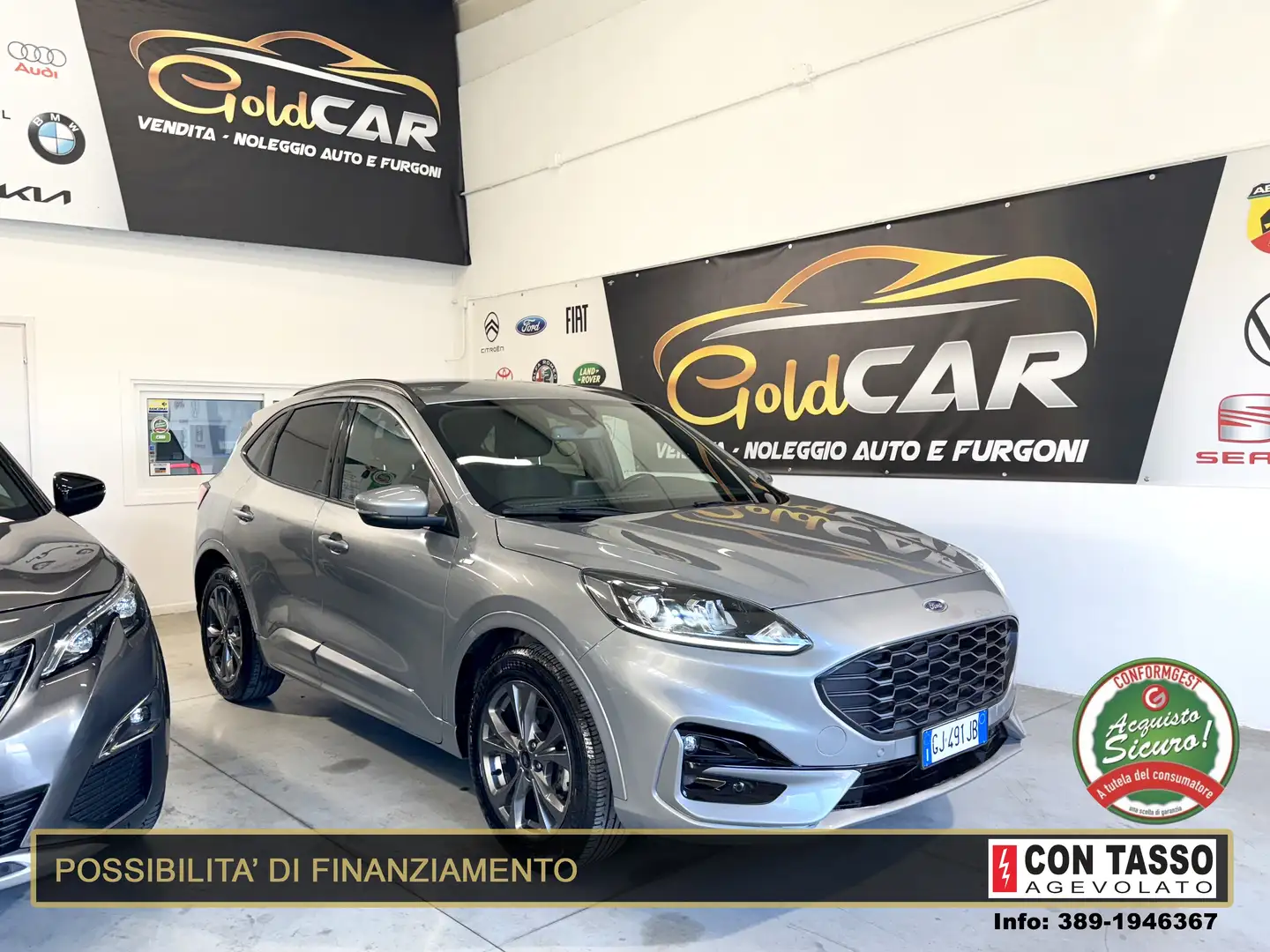 Ford Kuga Kuga 1.5 ecoblue ST-Line X 2wd 120cv auto Argent - 1