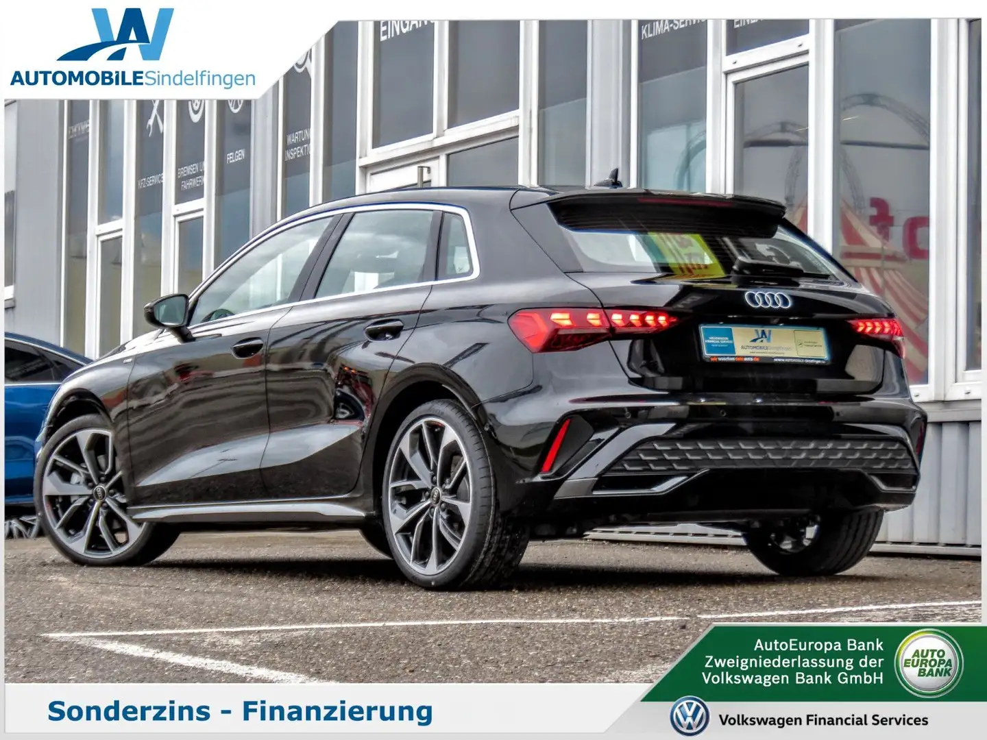 Audi A3 Sportback 35TDI 2x S line MATRIX PANO 19"ALU Nero - 2