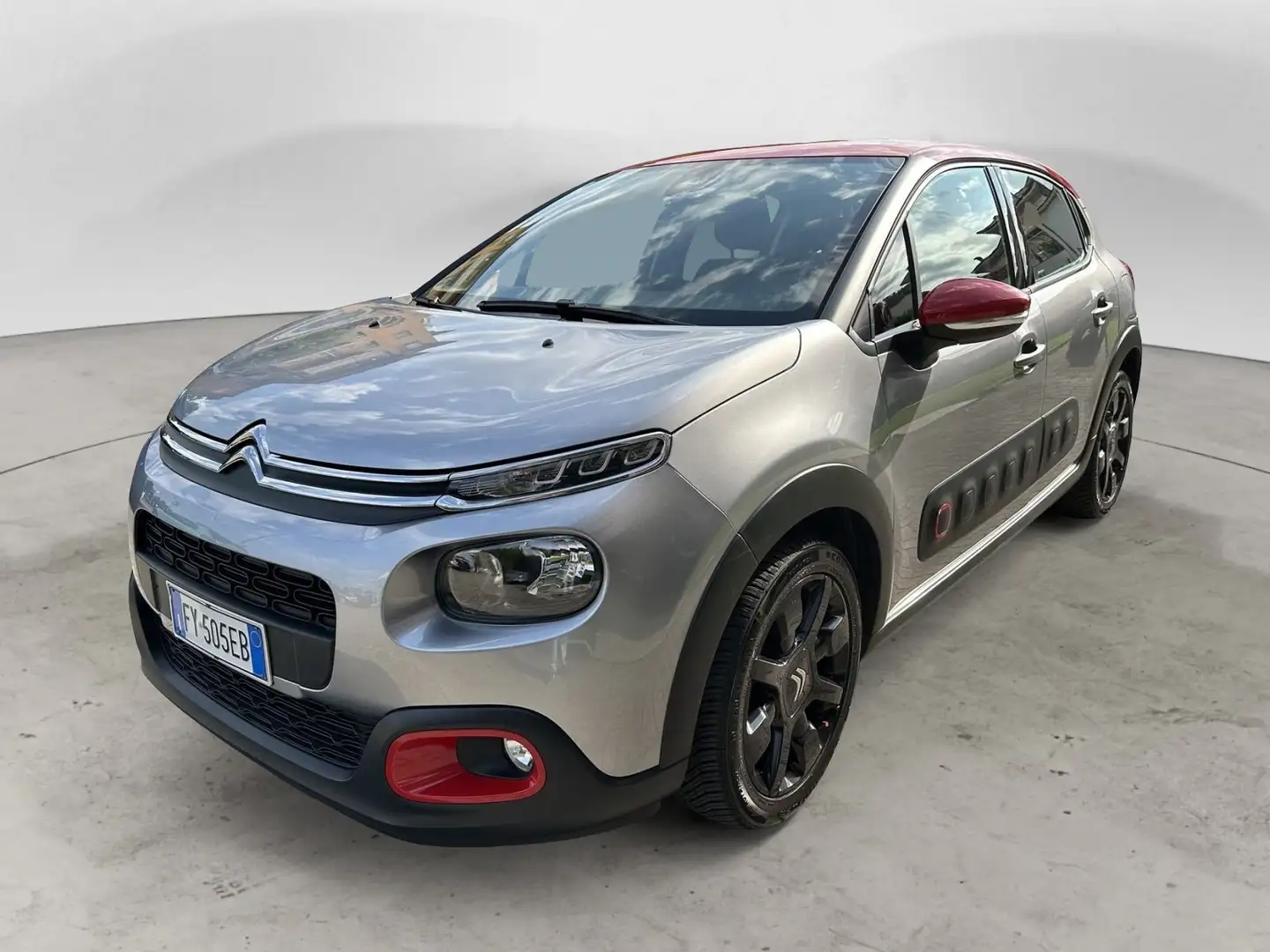 Citroen C3 C3 BlueHDi 100 S&S Shine EURO 6D Grigio - 1