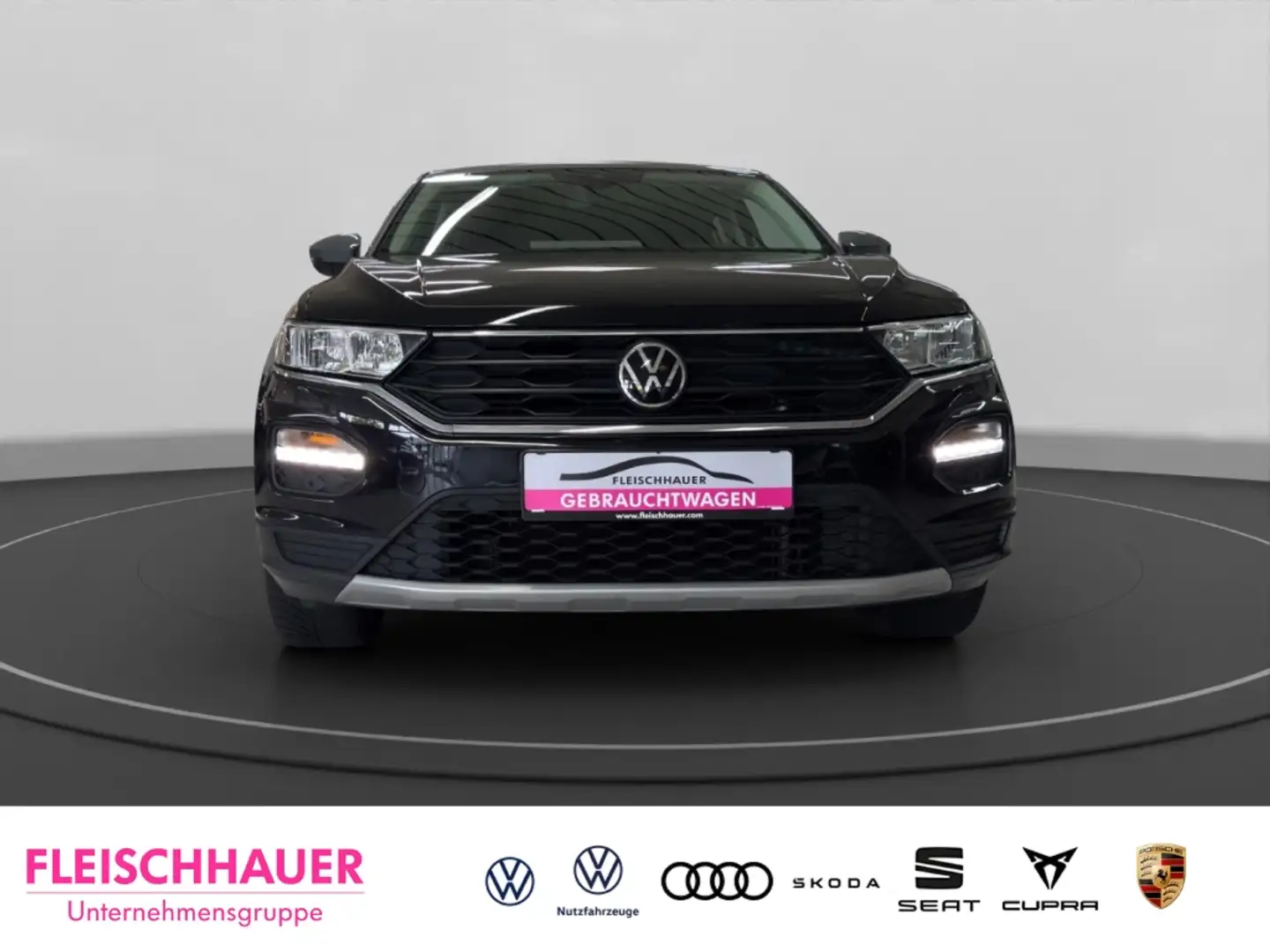 Volkswagen T-Roc United 1.6 TDI ACC+NAVI+RFK+SHZ+DC+CARPLAY Schwarz - 2