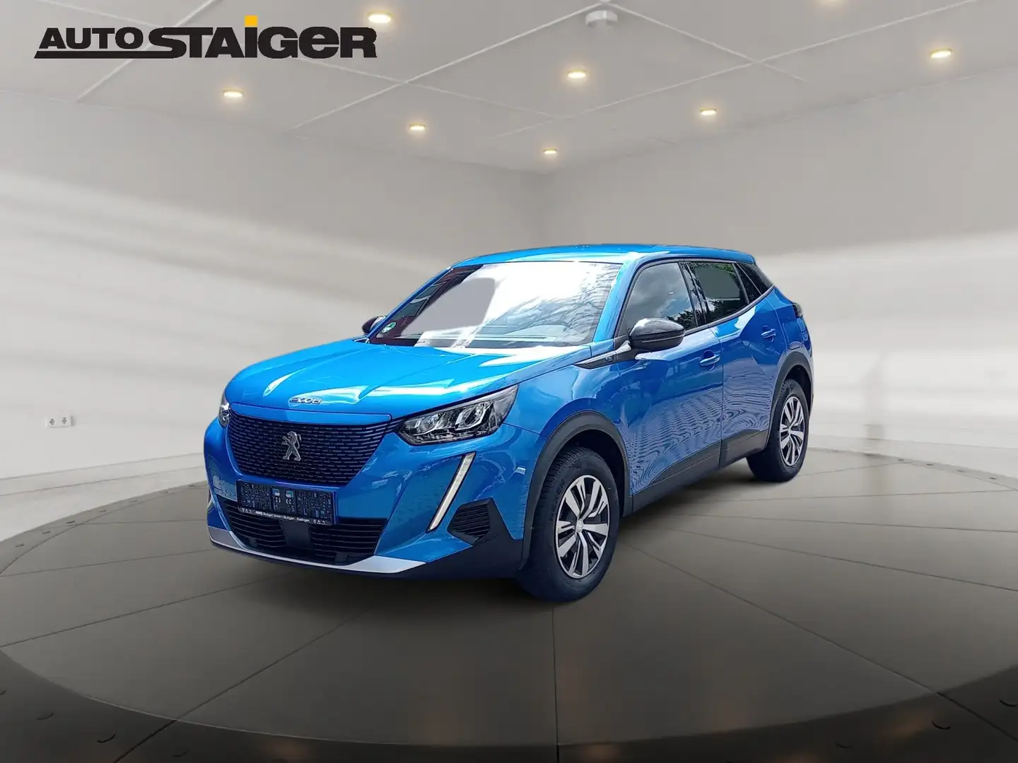 Peugeot 2008 e- Active Pack EcoLED*Klimaautomatik* Blauw - 2