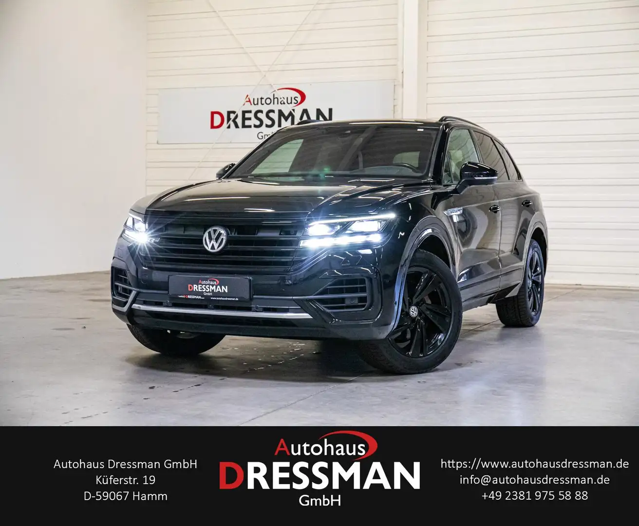 Volkswagen Touareg R-Line 4M AHK PANO SITZHZ HuD MATRIX-LED Negro - 1