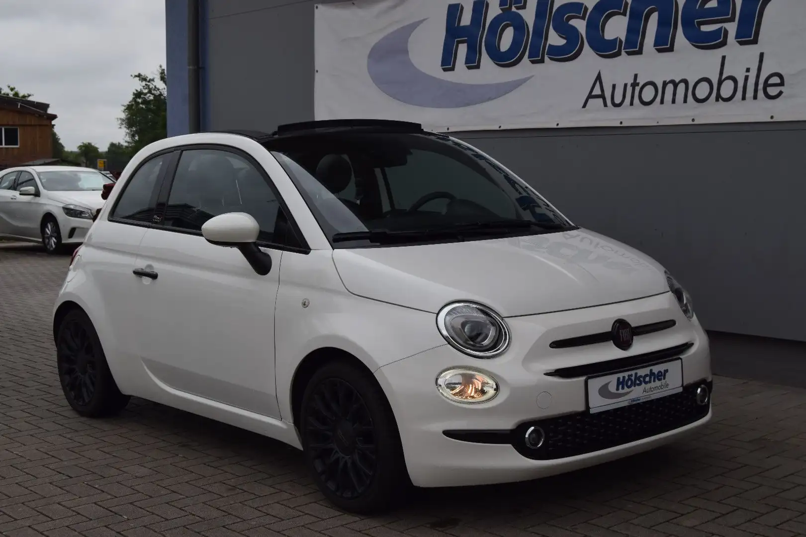 Fiat 500C Rockstar!AUTOM!Sitzh,Leder,Park,LM,Allw,,,, Weiß - 1