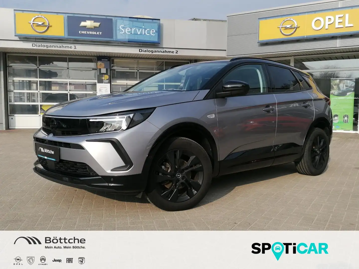Opel Grandland 1.5 GS Line CDTI AT/LED/Navi/Kamera/Shz/Klimaauto/ Grau - 1