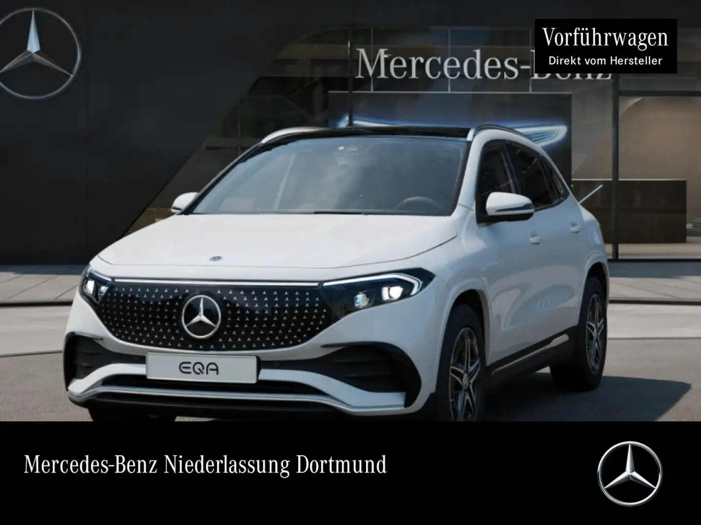 Mercedes-Benz EQA 250 AMG+ADVANCED+PANO+KAMERA+SPUR Fehér - 1