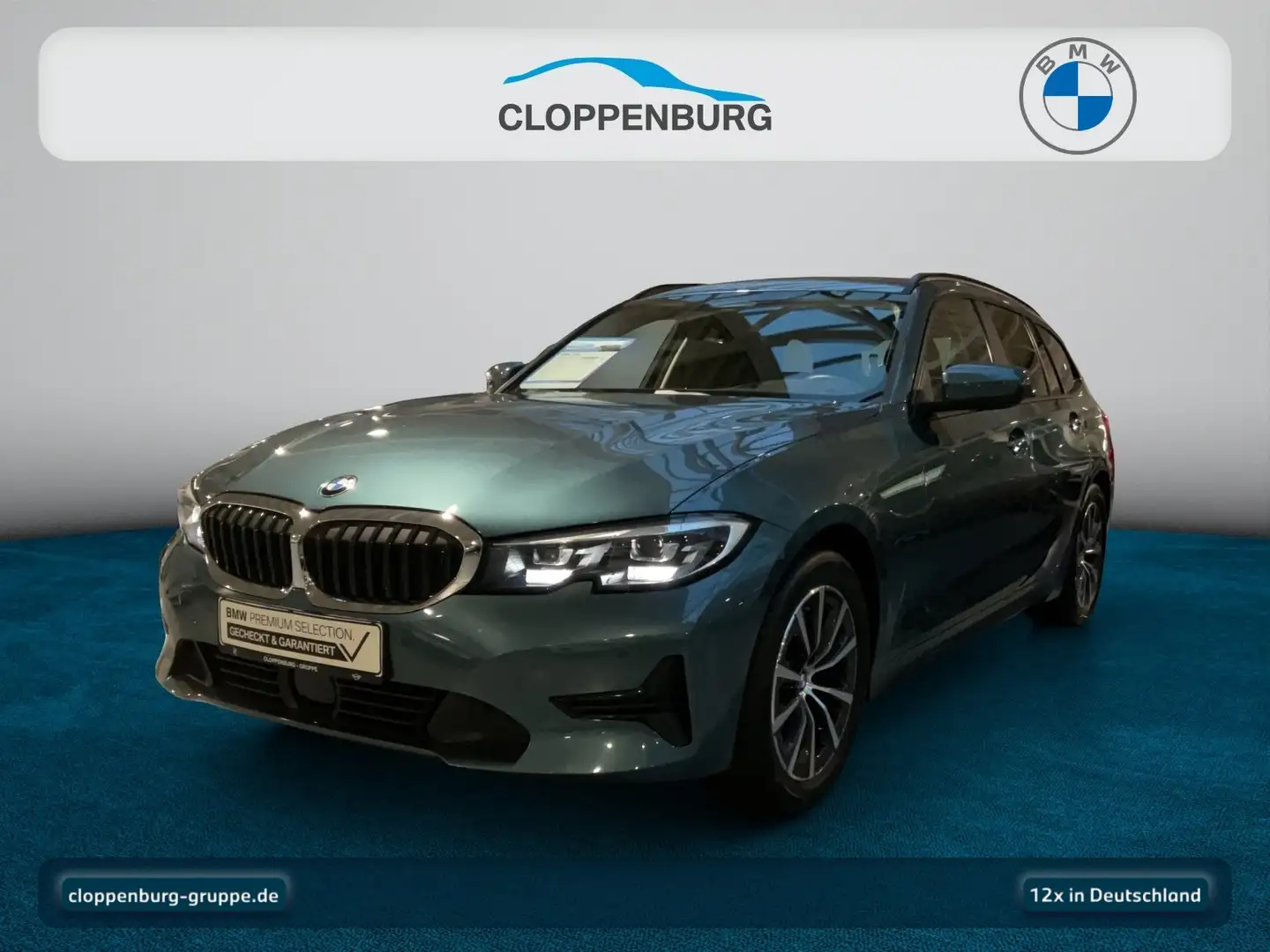 BMW 318 d Touring Head-Up+AHK+Navi+ACC+SHZ+HiFi+LED Blau - 1