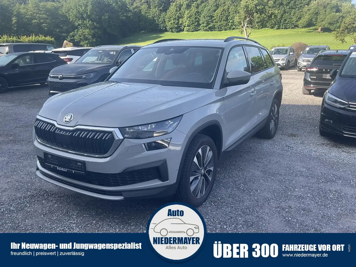 Skoda Kodiaq 2.0 TDI DSG 4x4 Tour, AHK, Matrix, Navi, 1. Hand siva - 1