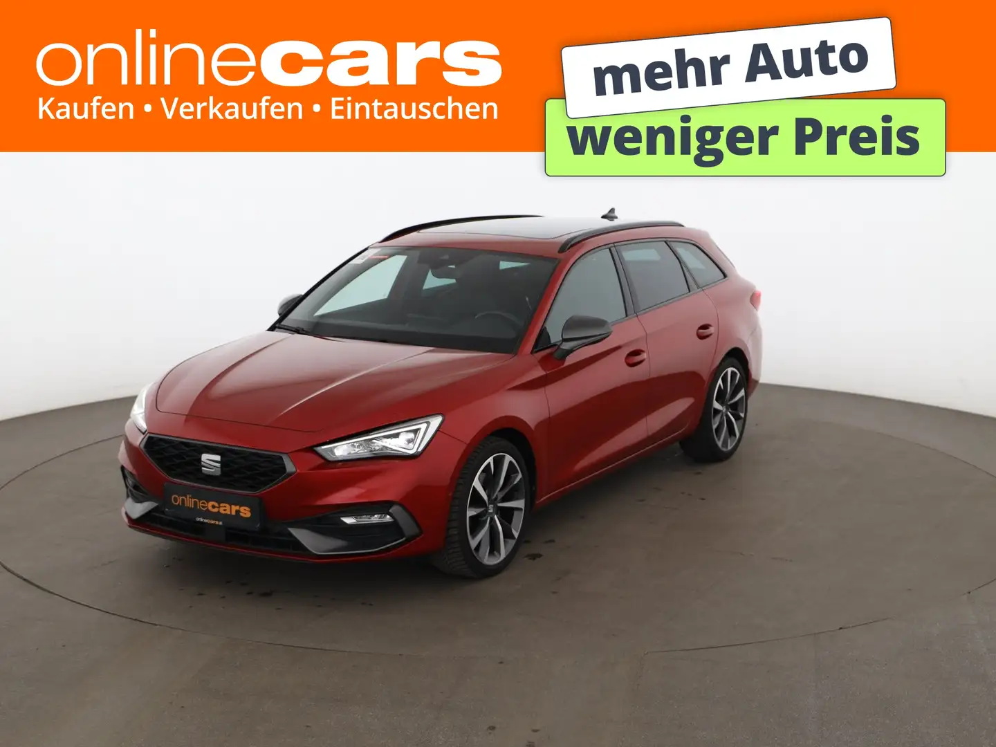 SEAT Leon ST 1.5 TSI FR LED SKY RADAR NAVI SITZHZG PDC Rot - 1