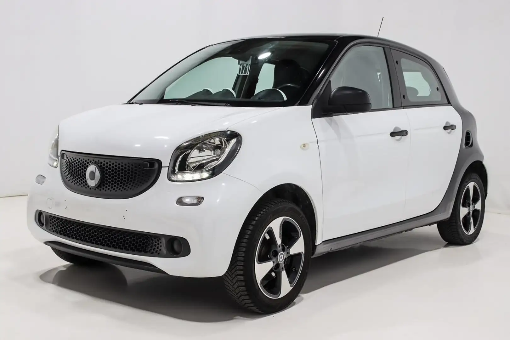 smart forFour 1.0 SCI 70 JA15 - CUIR - CLIM - REGU Blanc - 2
