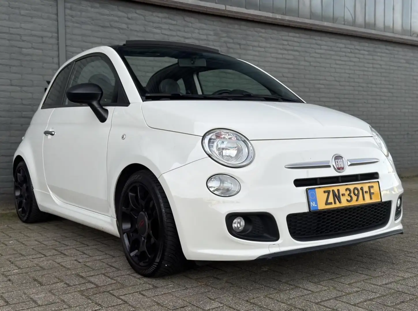Fiat 500C 1.2 Sport / PDC / Airco / Bluetooth Blanco - 2