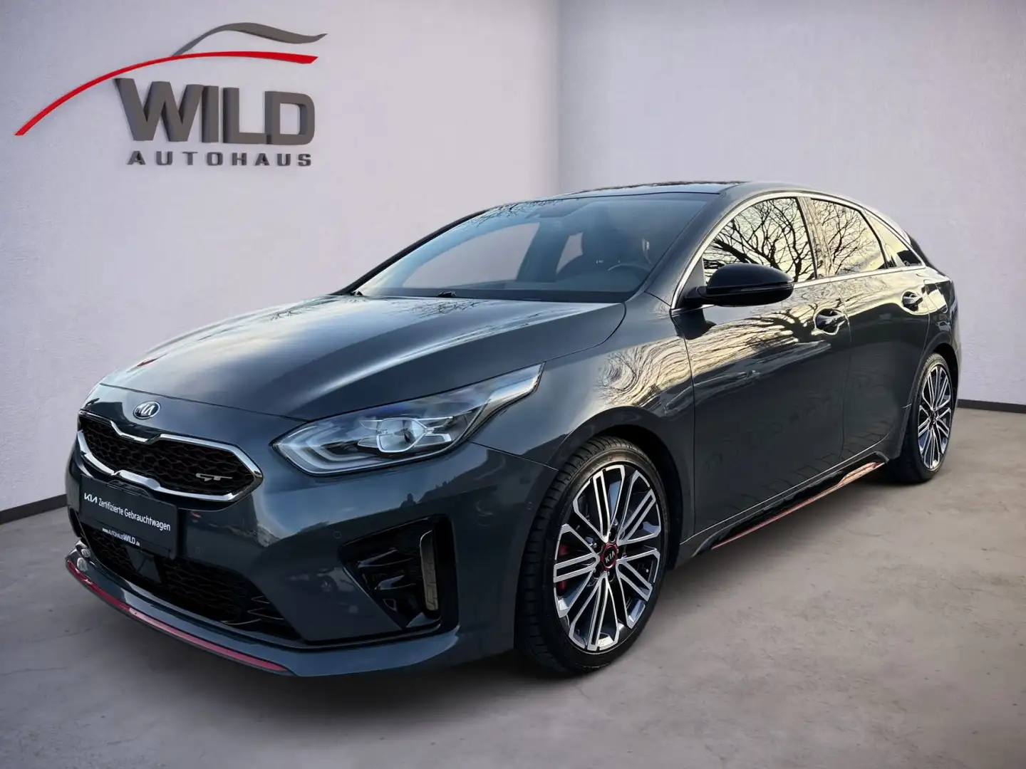 Kia ProCeed / pro_cee'd Proceed 1.6 T-GDI GT, JBL, PDC, SHZ v+h Grau - 2