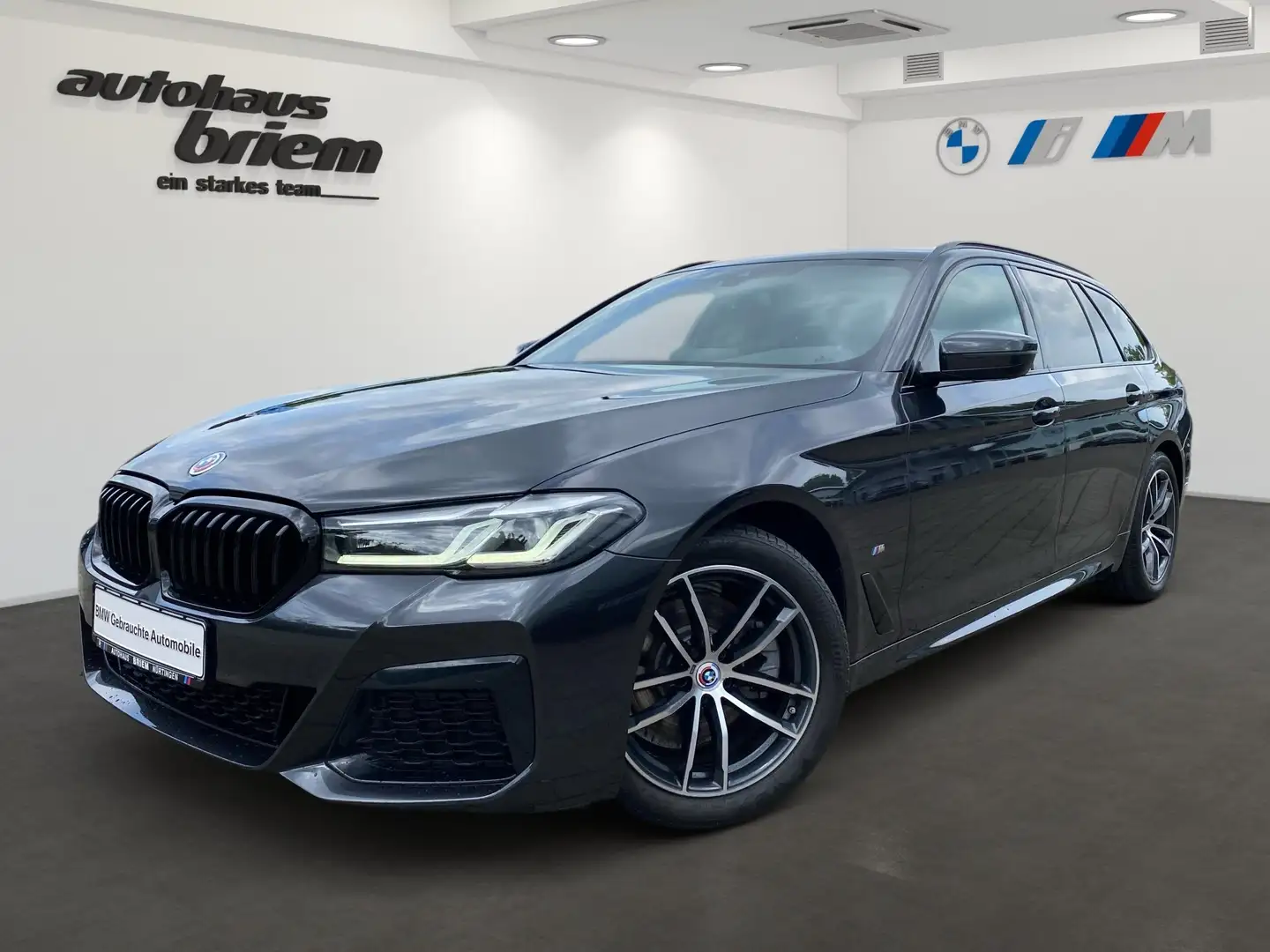 BMW 520 d Touring M Sportpaket HiFi DAB LED WLAN AHK Gris - 1