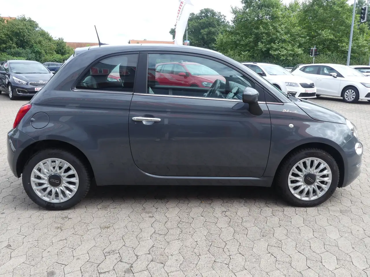 Fiat 500 DolceVita Panorama*Teilleder*ab 199€, миниатюра 7