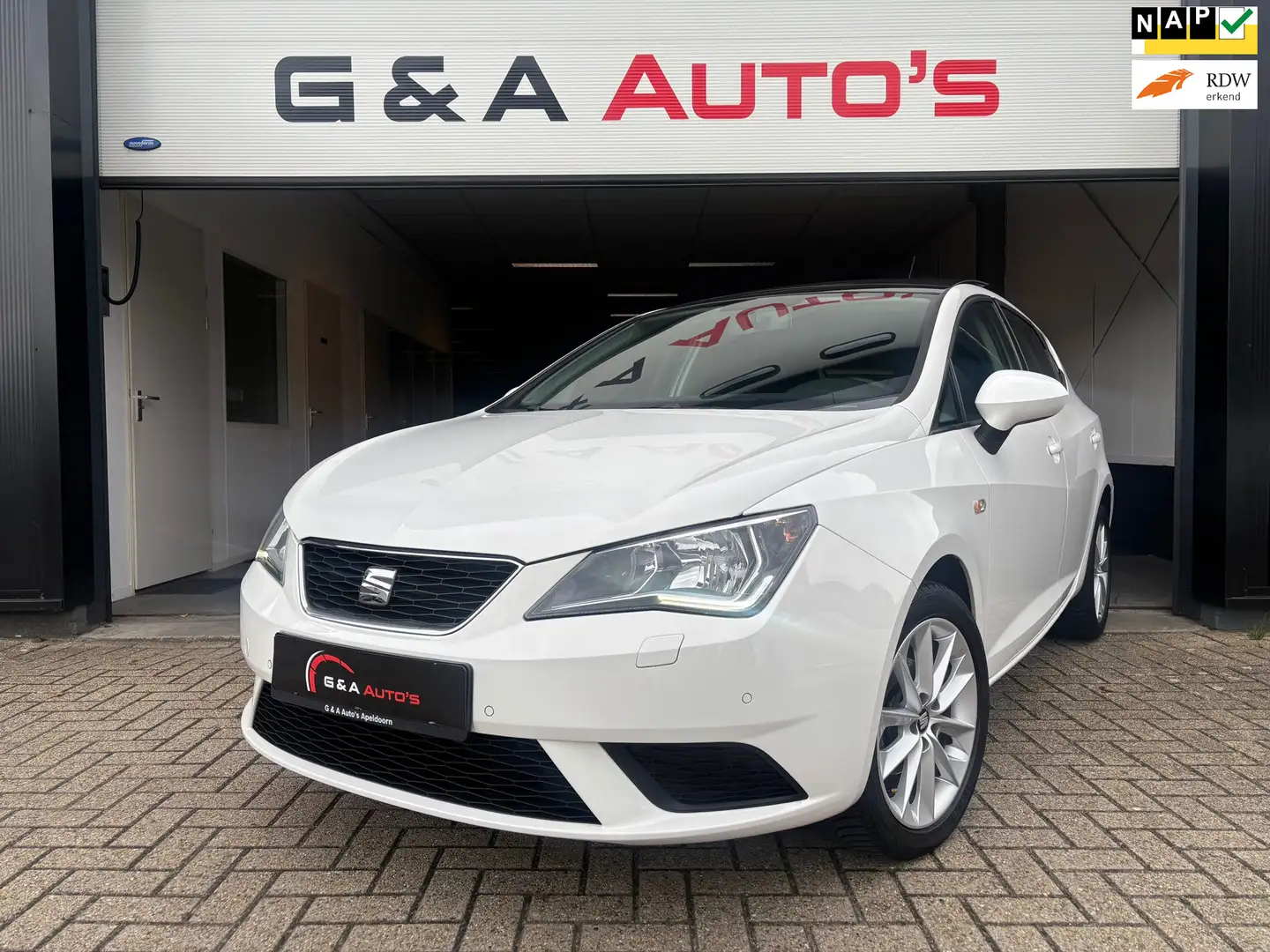 SEAT Ibiza 1.2 Airco / AppleCarplay / Alcantara / Pano / Led Weiß - 1