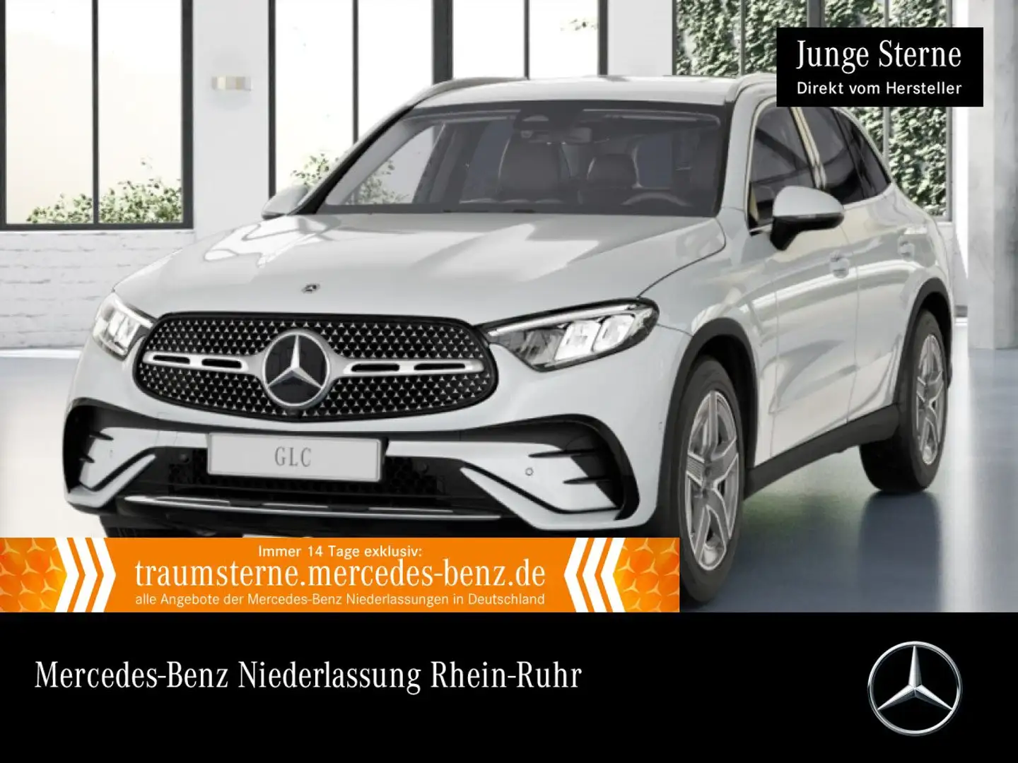 Mercedes-Benz GLC 220 d 4M AMG+LED+KAMERA+TOTW+KEYLESS+9G Weiß - 1