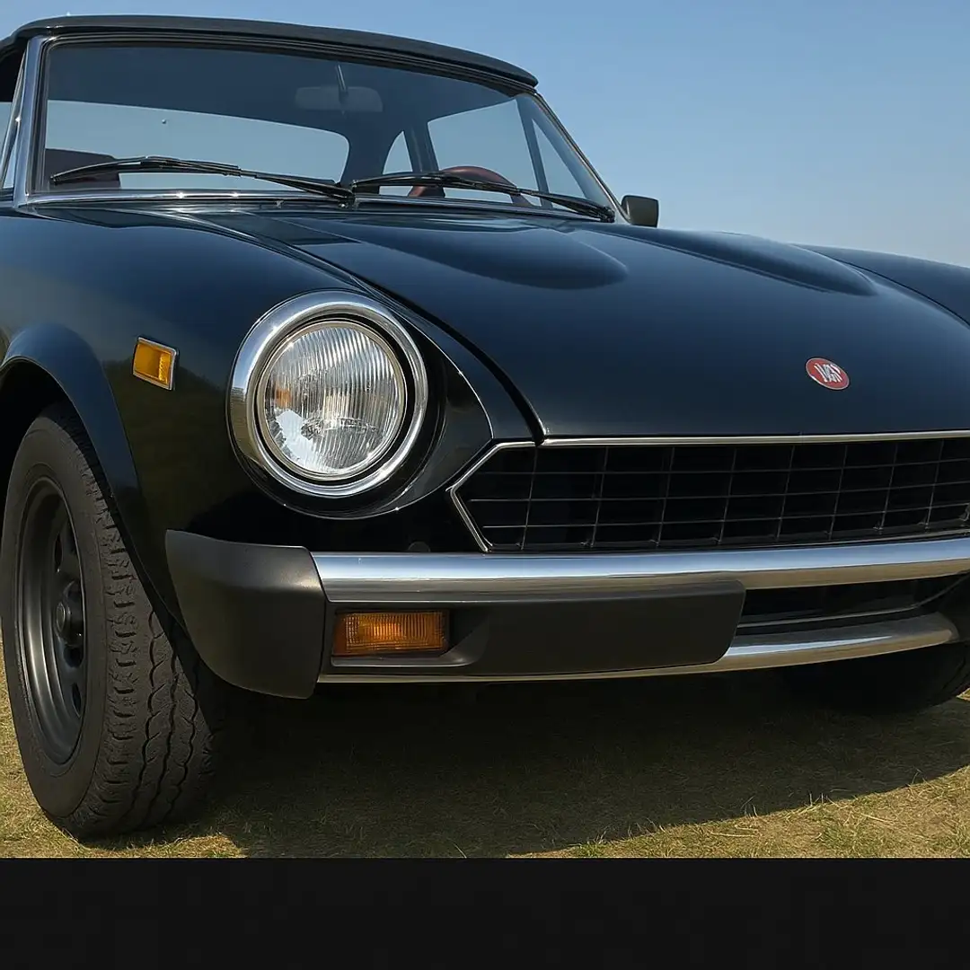 Fiat 124 Spider sport spider 2000 zwart Zwart - 1