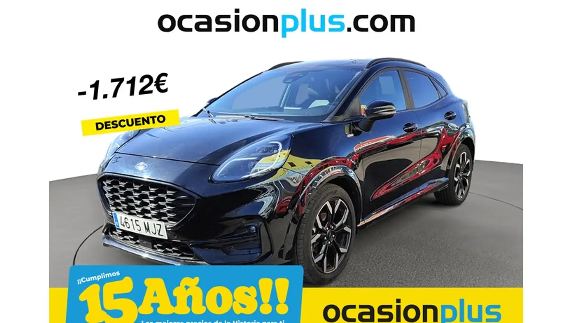 Ford Puma 1.0 EcoBoost MHEV ST-Line X Aut. 155 Noir - 1