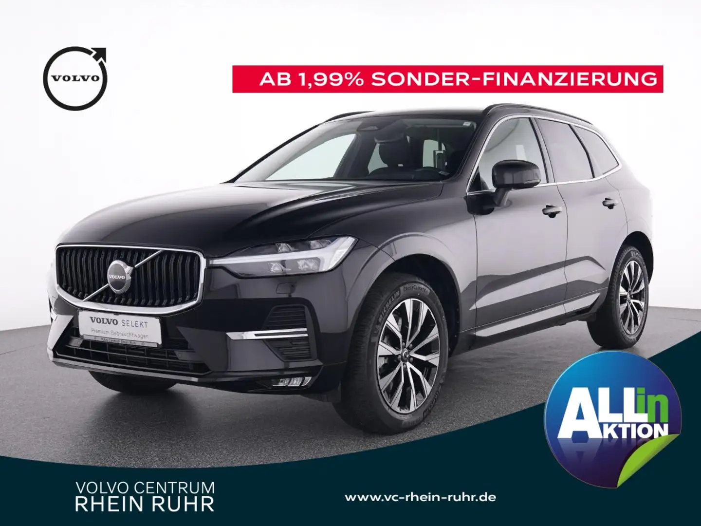 Volvo XC60 B4 D Core FAP+LP+LM19"+MET+WP+NAVI+DAB+PAP Noir - 1