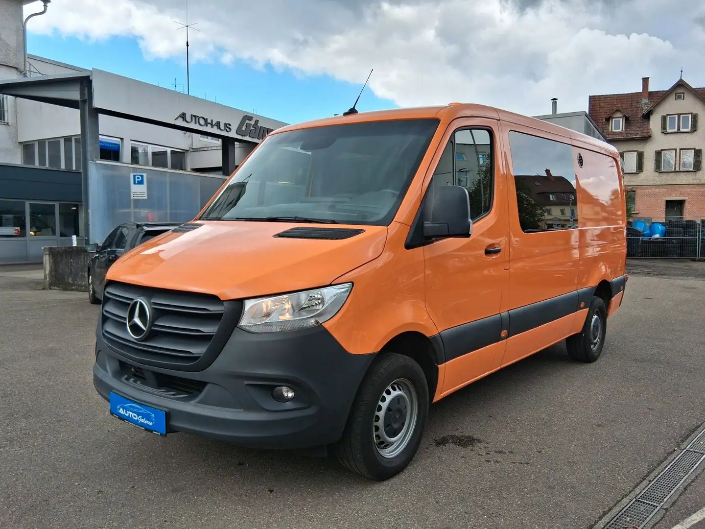 Mercedes-Benz Sprinter 317 CDI Kasten DoKa /6 Sitze/Leder/Kam/ Naranja - 1